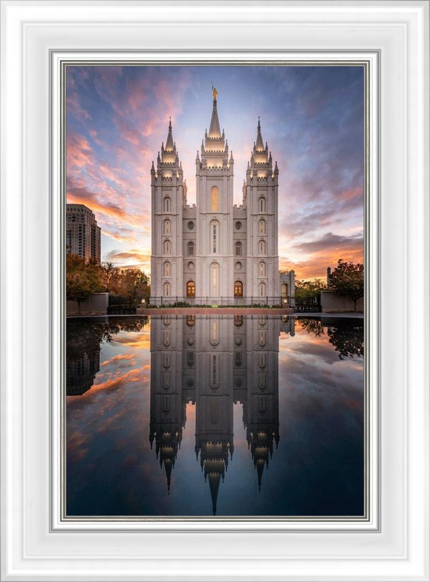 Salt Lake Reflection Of Eternity