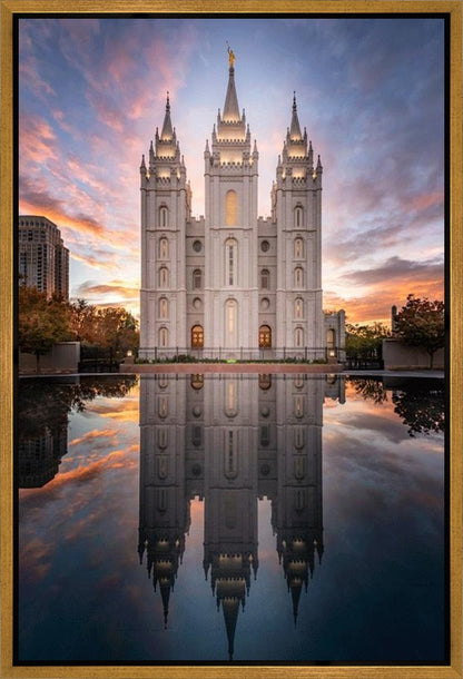 Salt Lake Reflection Of Eternity