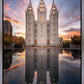 Salt Lake Reflection Of Eternity