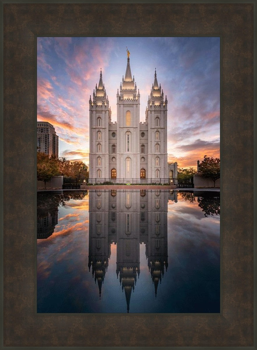 Salt Lake Reflection Of Eternity