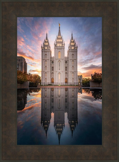 Salt Lake Reflection Of Eternity