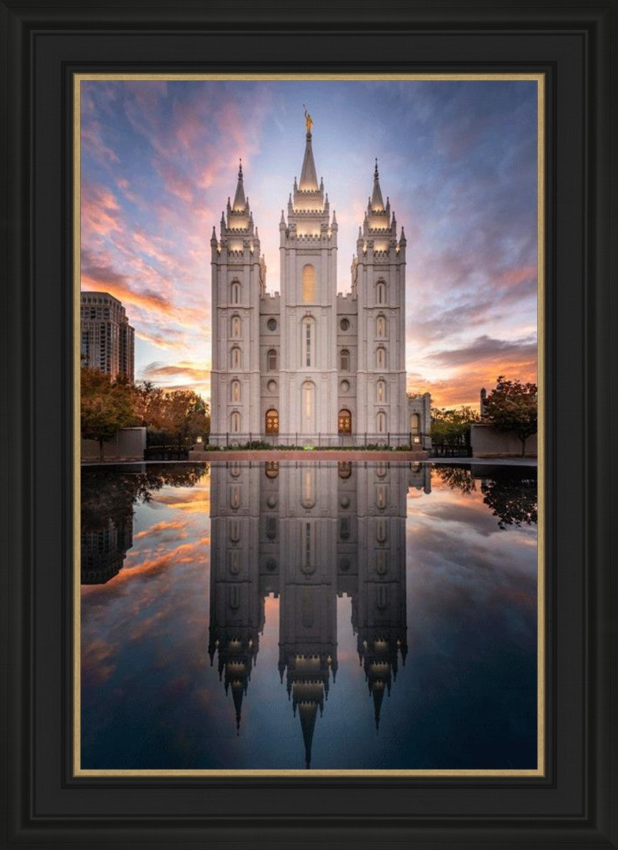 Salt Lake Reflection Of Eternity