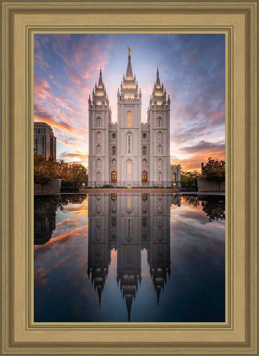 Salt Lake Reflection Of Eternity