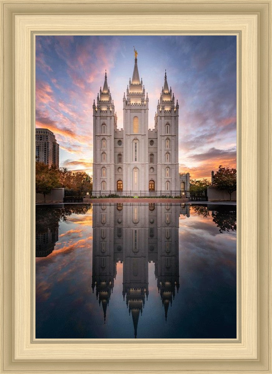 Salt Lake Reflection Of Eternity