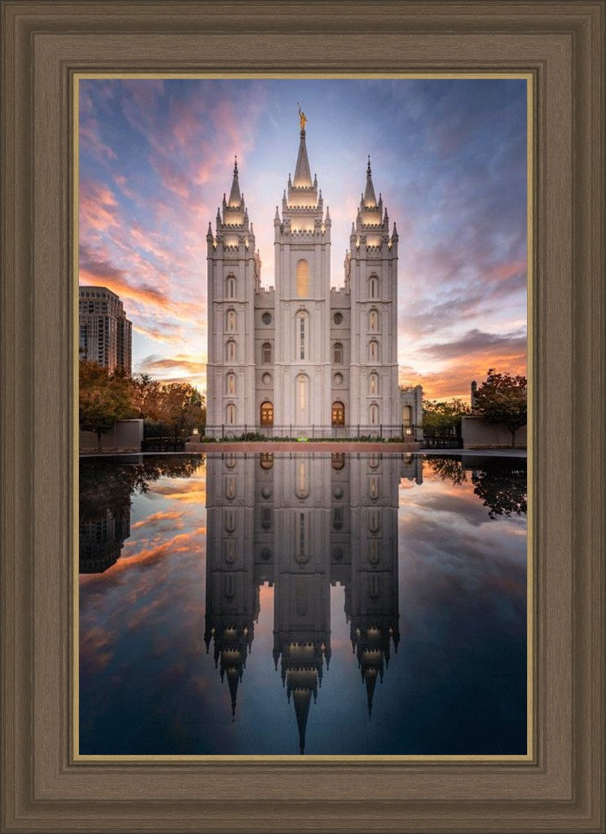 Salt Lake Reflection Of Eternity