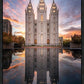 Salt Lake Reflection Of Eternity