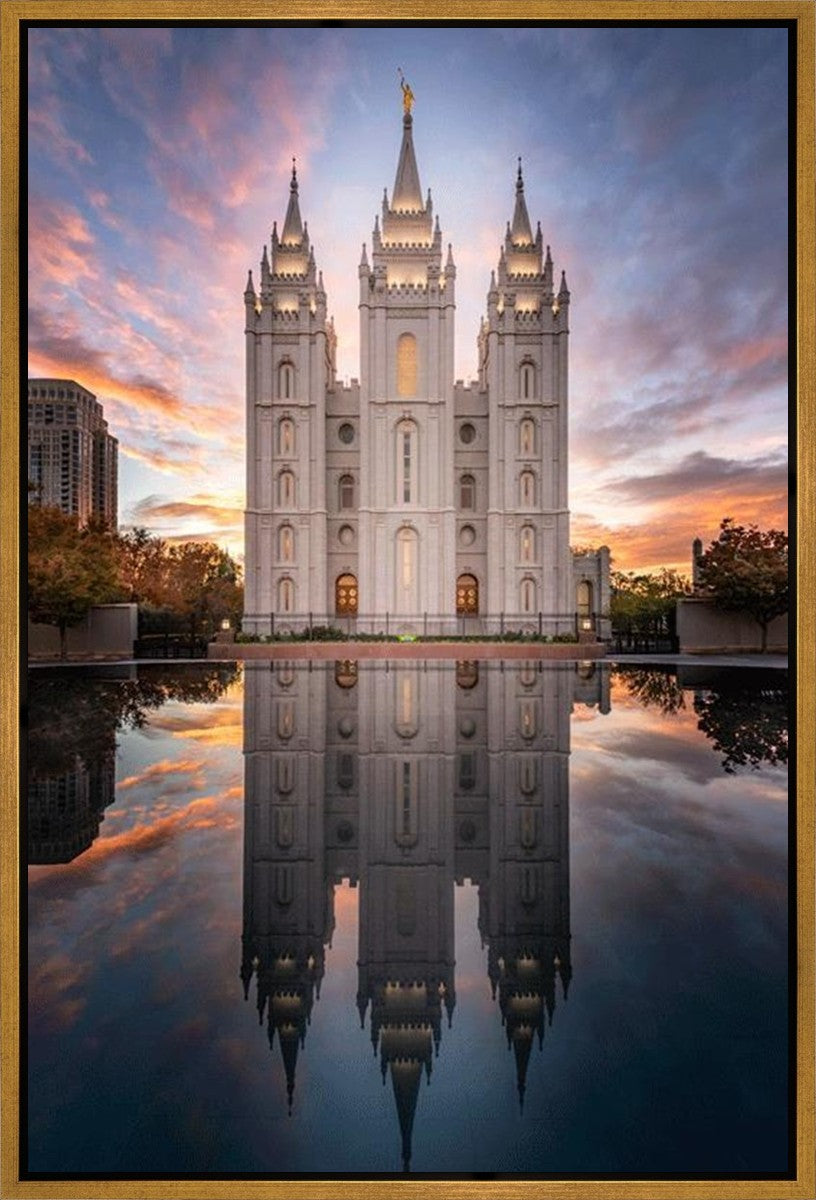 Salt Lake Reflection Of Eternity