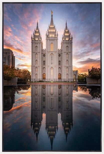 Salt Lake Reflection Of Eternity
