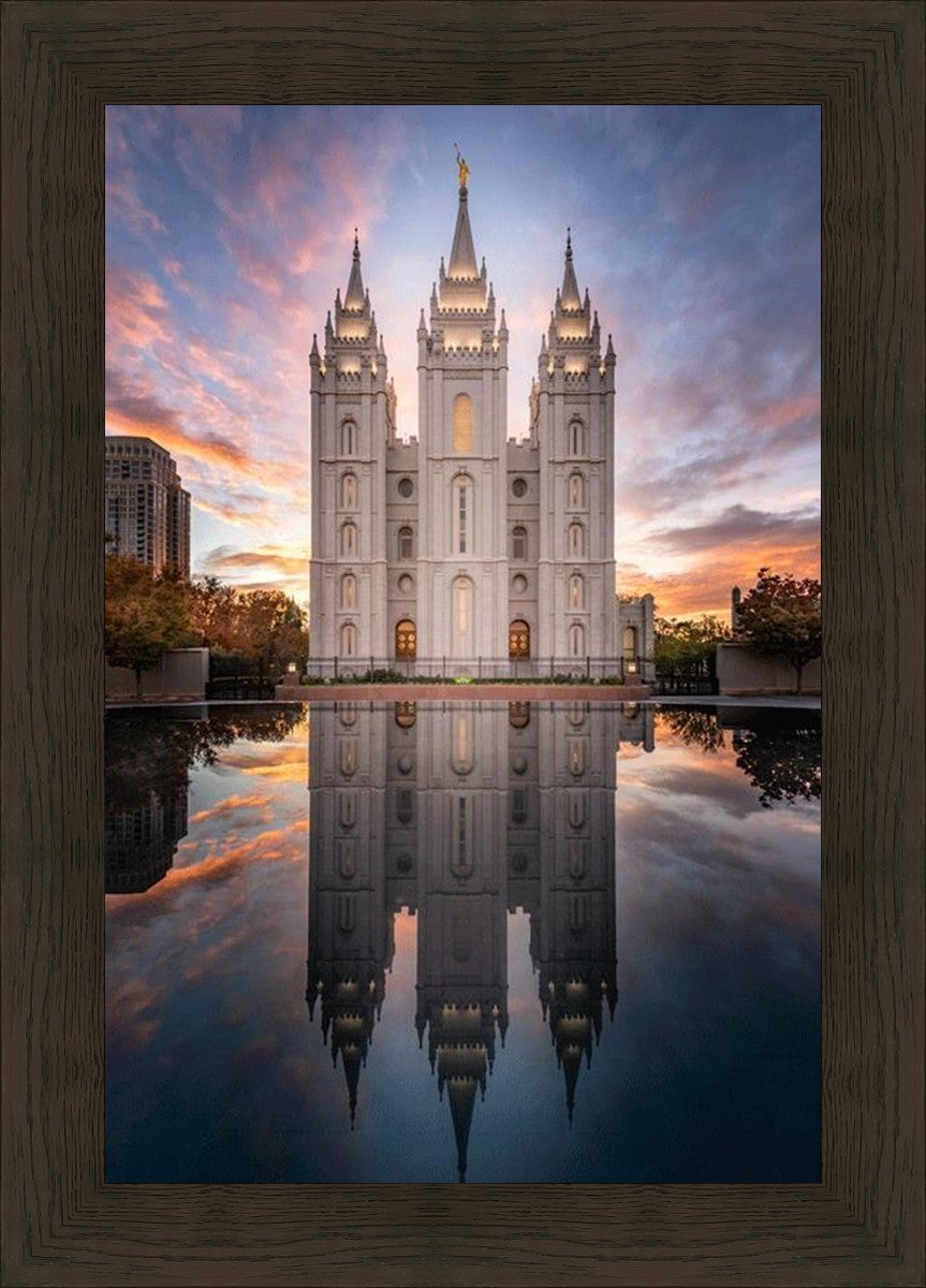 Salt Lake Reflection Of Eternity