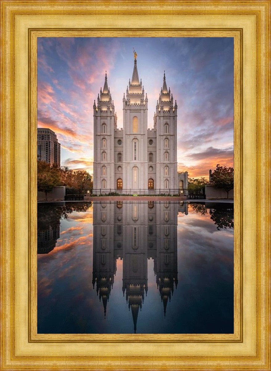 Salt Lake Reflection Of Eternity