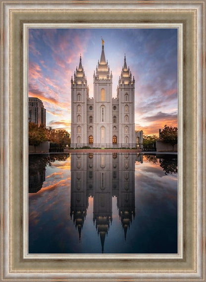 Salt Lake Reflection Of Eternity