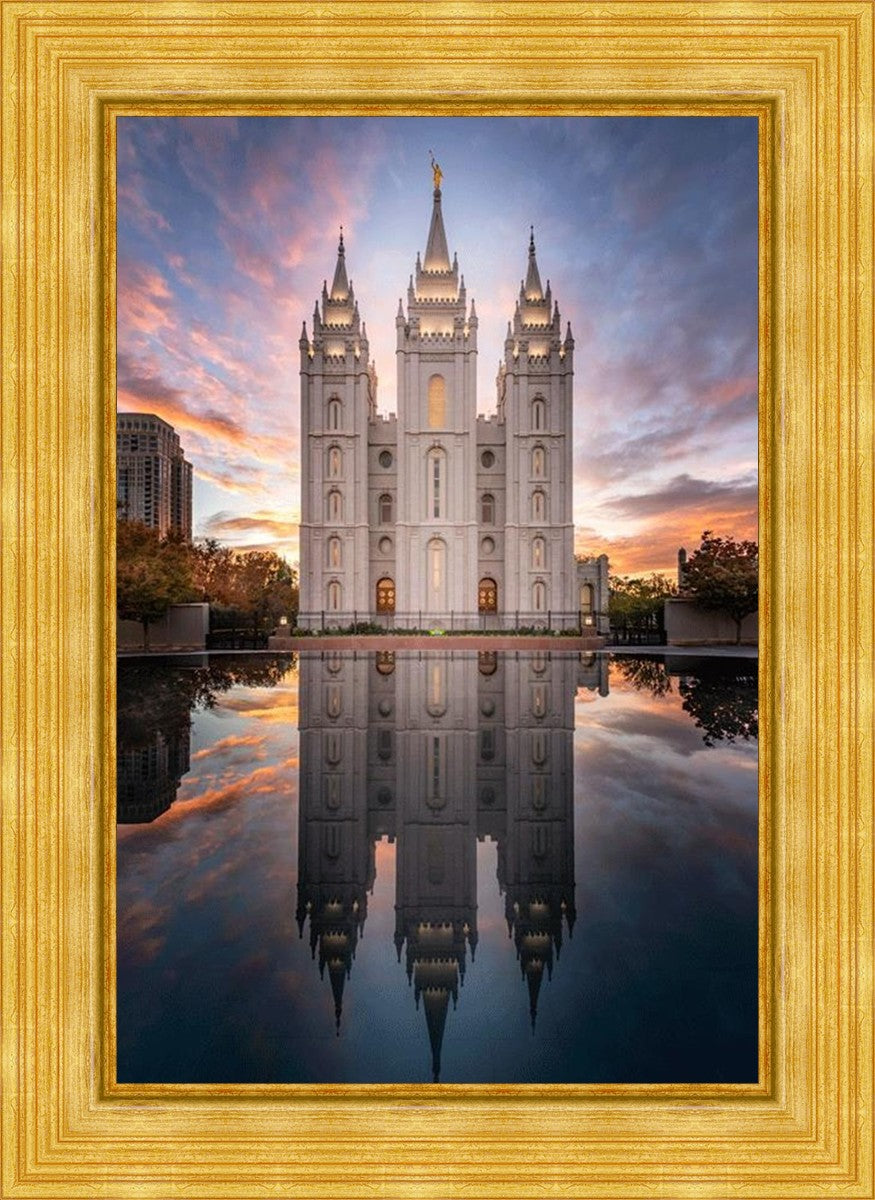 Salt Lake Reflection Of Eternity