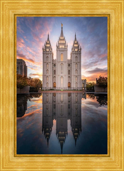 Salt Lake Reflection Of Eternity