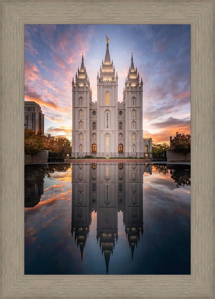 Salt Lake Reflection Of Eternity