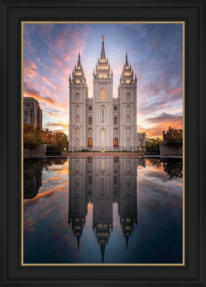 Salt Lake Reflection Of Eternity