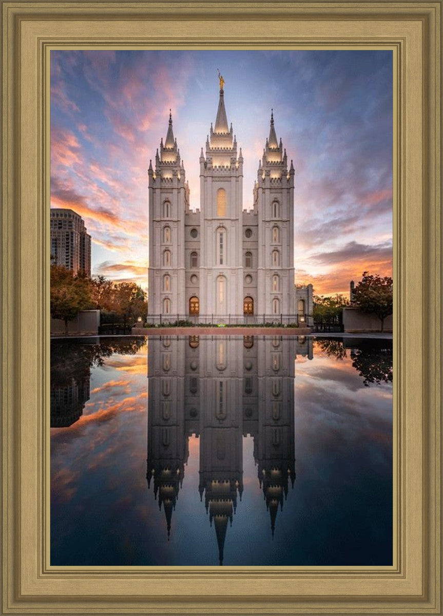 Salt Lake Reflection Of Eternity