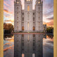 Salt Lake Reflection Of Eternity