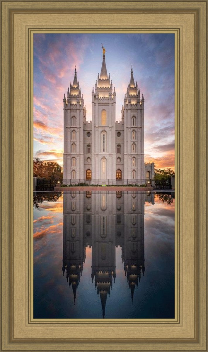 Salt Lake Reflection Of Eternity