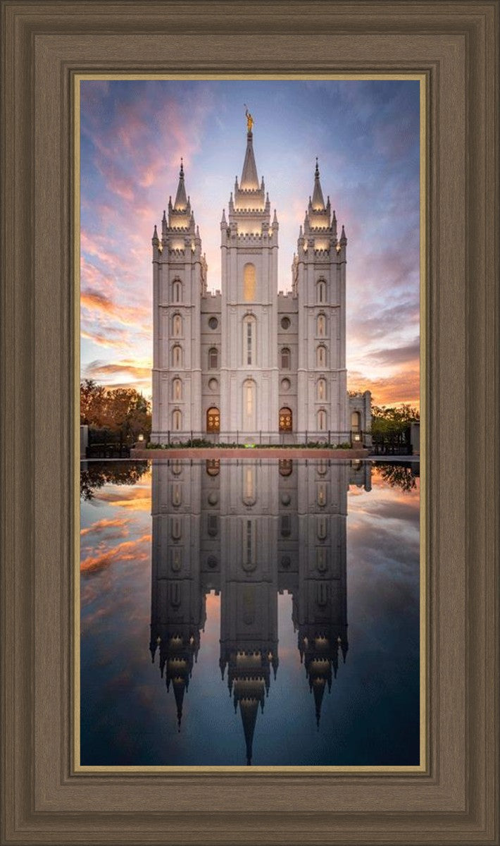 Salt Lake Reflection Of Eternity