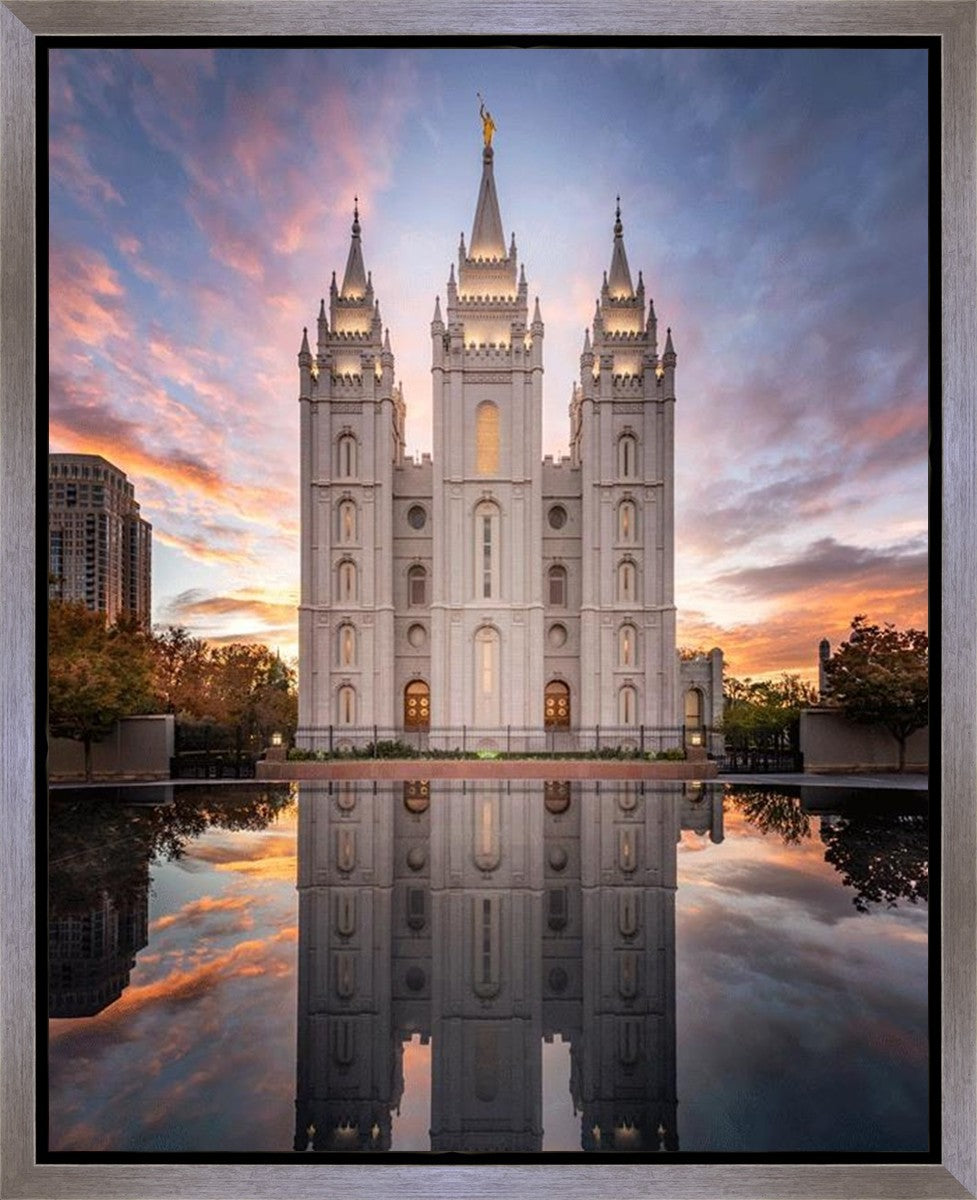 Salt Lake Reflection Of Eternity