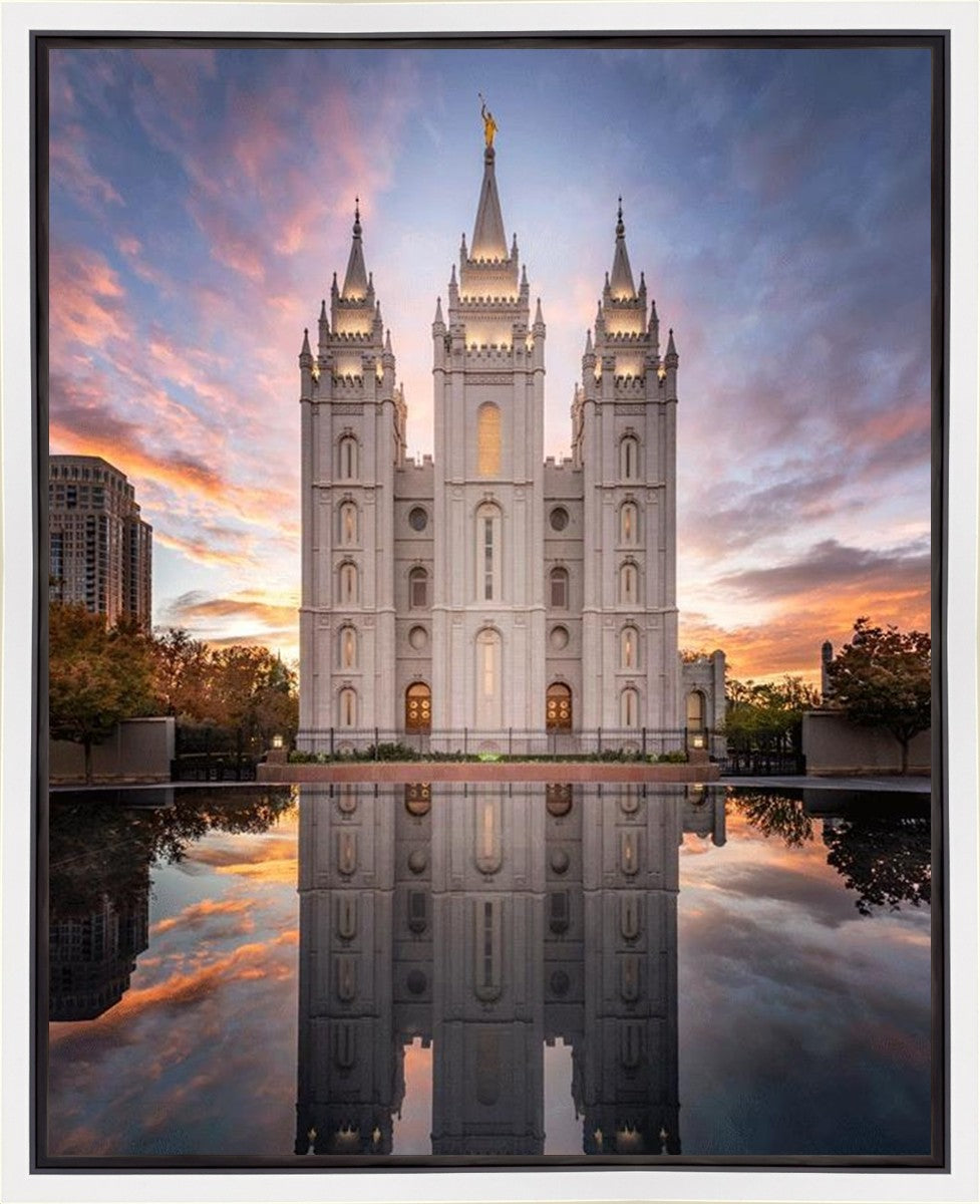 Salt Lake Reflection Of Eternity