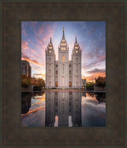 Salt Lake Reflection Of Eternity