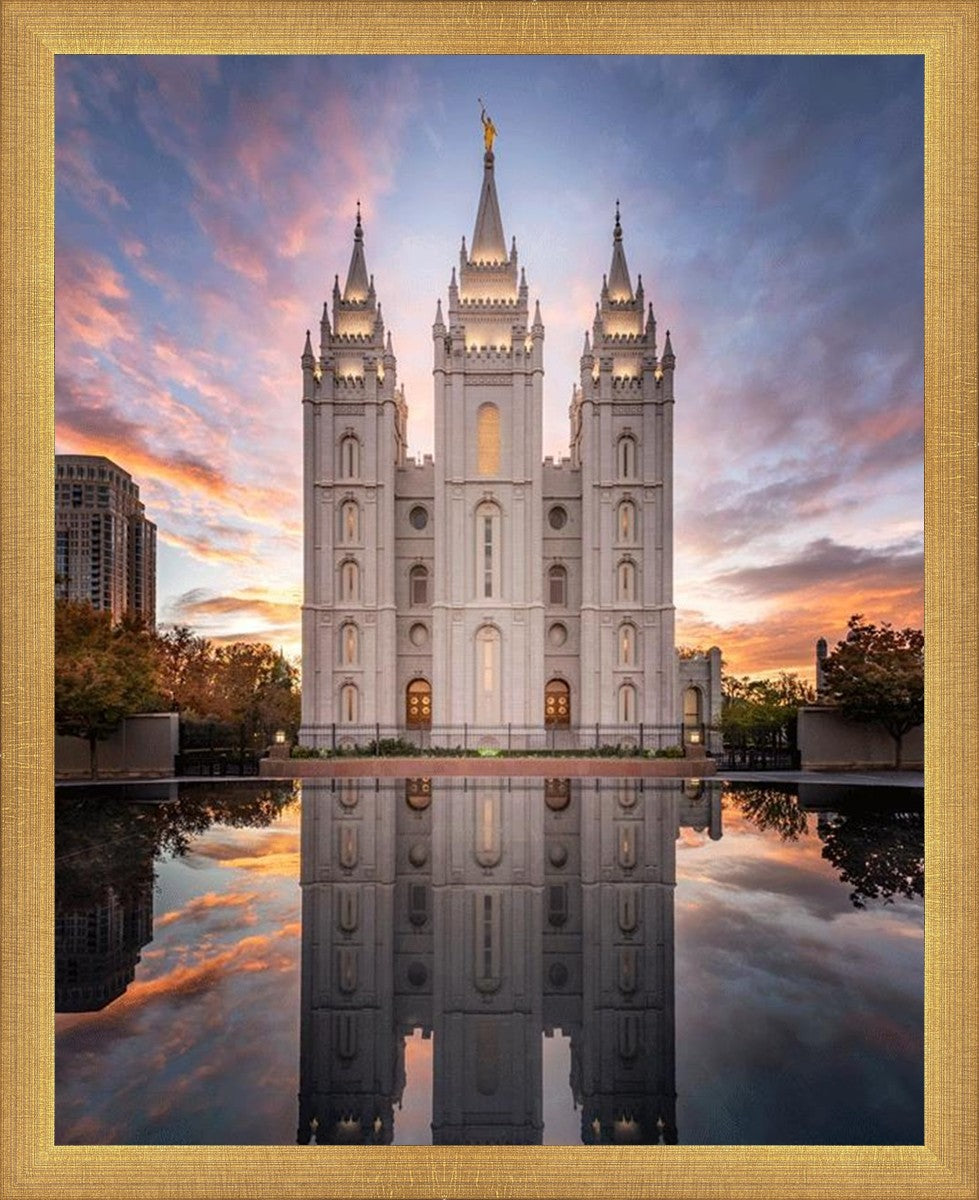 Salt Lake Reflection Of Eternity