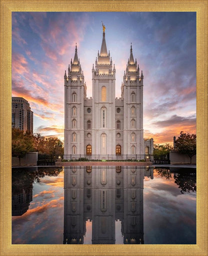 Salt Lake Reflection Of Eternity
