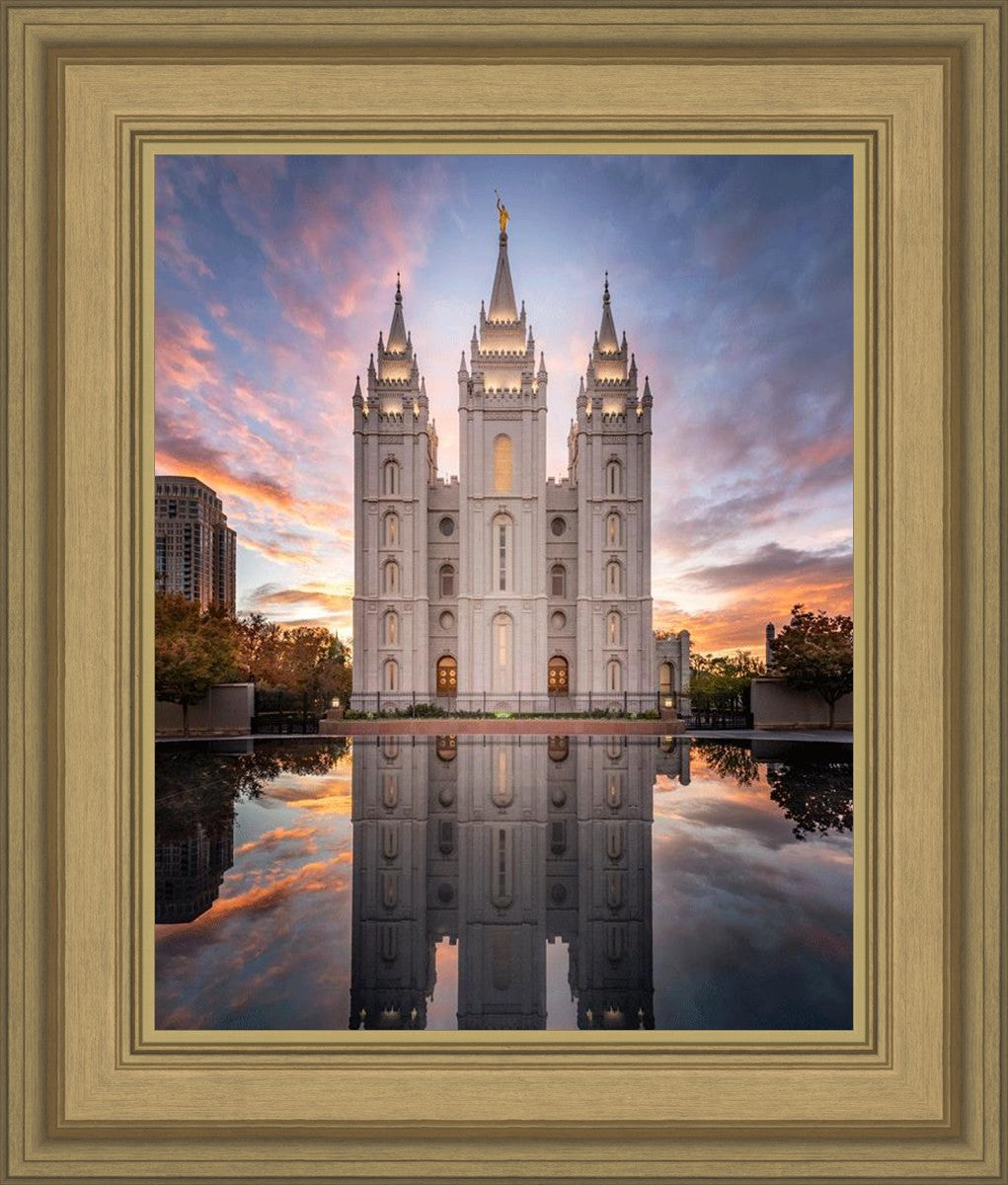 Salt Lake Reflection Of Eternity