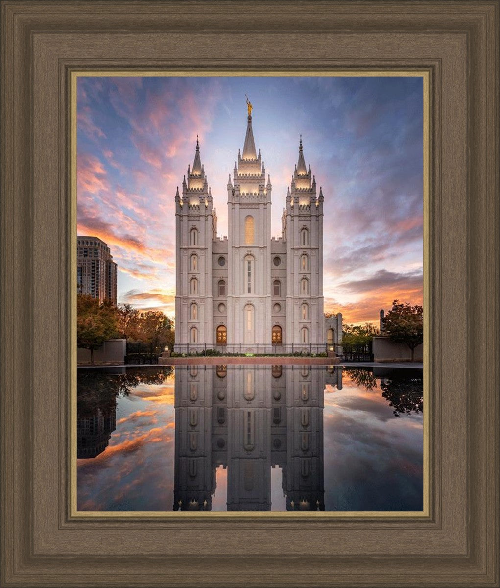Salt Lake Reflection Of Eternity