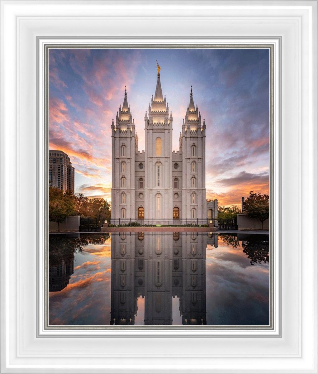Salt Lake Reflection Of Eternity