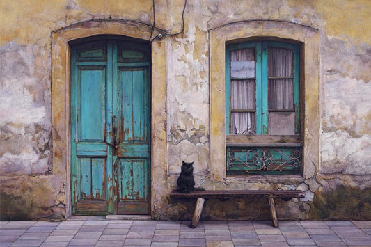 Black Cat Gallery Wrap