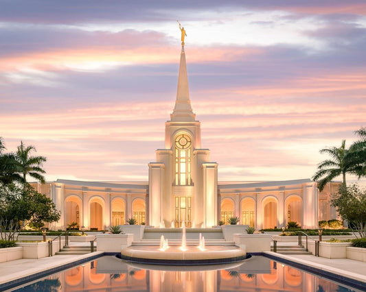 Fort Lauderdale Pastel Sunset Gallery Wrap