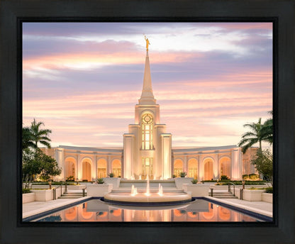 Fort Lauderdale Pastel Sunset Gallery Wrap