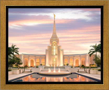 Fort Lauderdale Pastel Sunset Gallery Wrap