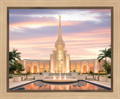 Fort Lauderdale Pastel Sunset Gallery Wrap