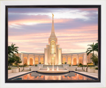 Fort Lauderdale Pastel Sunset Gallery Wrap