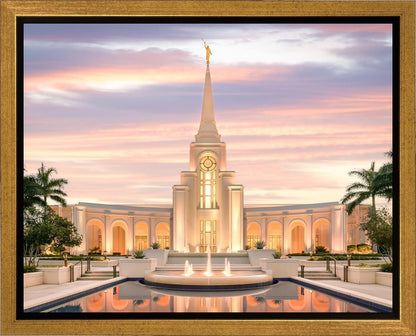 Fort Lauderdale Pastel Sunset Gallery Wrap