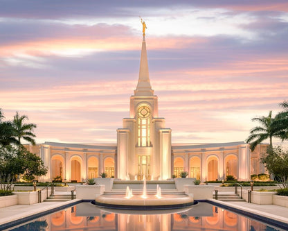 Fort Lauderdale Pastel Sunset Gallery Wrap