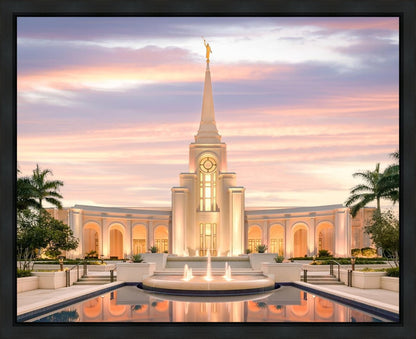 Fort Lauderdale Pastel Sunset Gallery Wrap