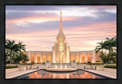 Fort Lauderdale Pastel Sunset Gallery Wrap