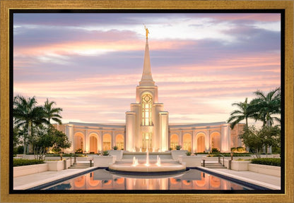 Fort Lauderdale Pastel Sunset Gallery Wrap