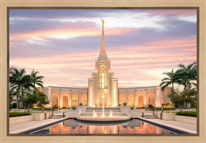 Fort Lauderdale Pastel Sunset Gallery Wrap