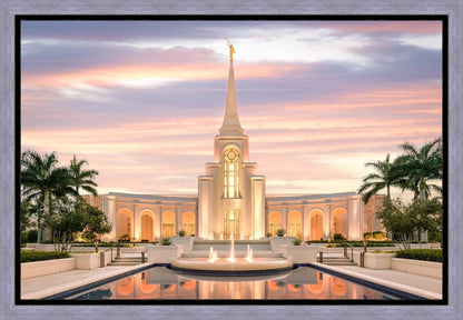 Fort Lauderdale Pastel Sunset Gallery Wrap