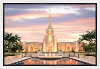 Fort Lauderdale Pastel Sunset Gallery Wrap