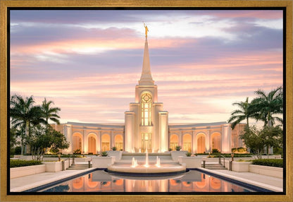 Fort Lauderdale Pastel Sunset Gallery Wrap