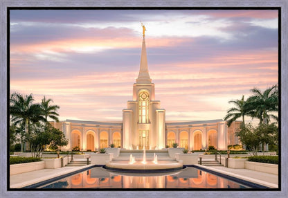 Fort Lauderdale Pastel Sunset Gallery Wrap