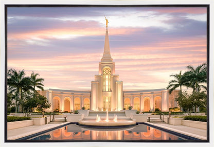 Fort Lauderdale Pastel Sunset Gallery Wrap