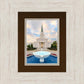Houston Fountain Sunset