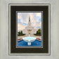Houston Fountain Sunset